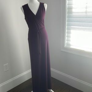 Leota New York Burgundy Summer Maxi Dress